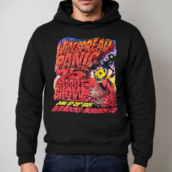 Widespread Panic 75th Sold Out Show Red Rocks Morrison 2025 Shirt