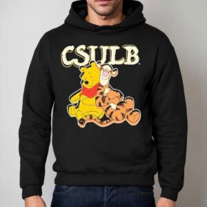 Winnie The Pooh And Tigger Long Beach State Lbsu Hoodie