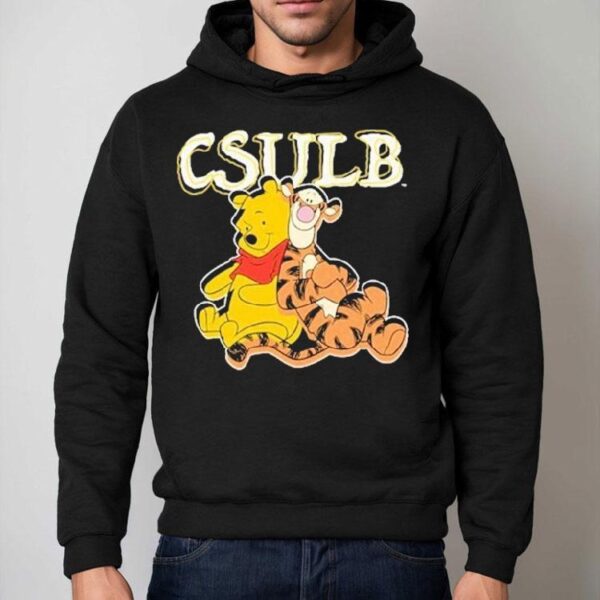 Winnie-the-pooh And Tigger Long Beach State Lbsu Shirt