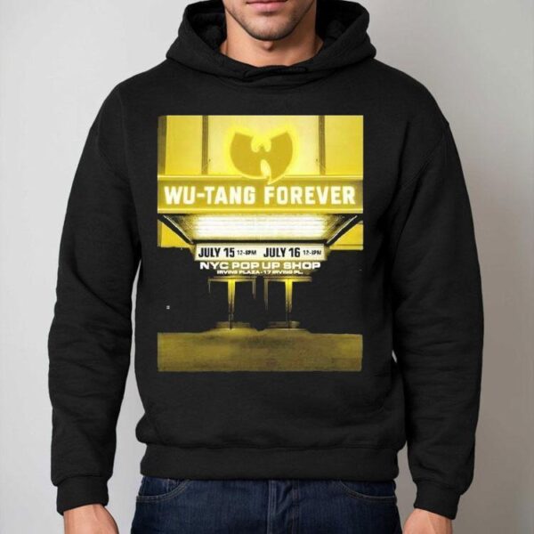 Wu Tang Clan Pop Up At Irving Plaza In New York On July 15 16 2025 Yellow Neon Marquee Shirt