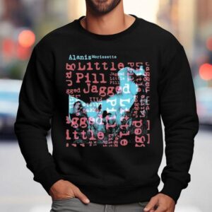Alanis Morissette Jagged Little Pill Portrait Tex Sweatshirt
