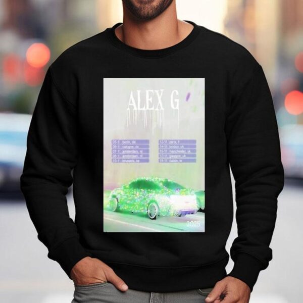 Alex G Uk And Eu Tour 2025 Dates Shirt