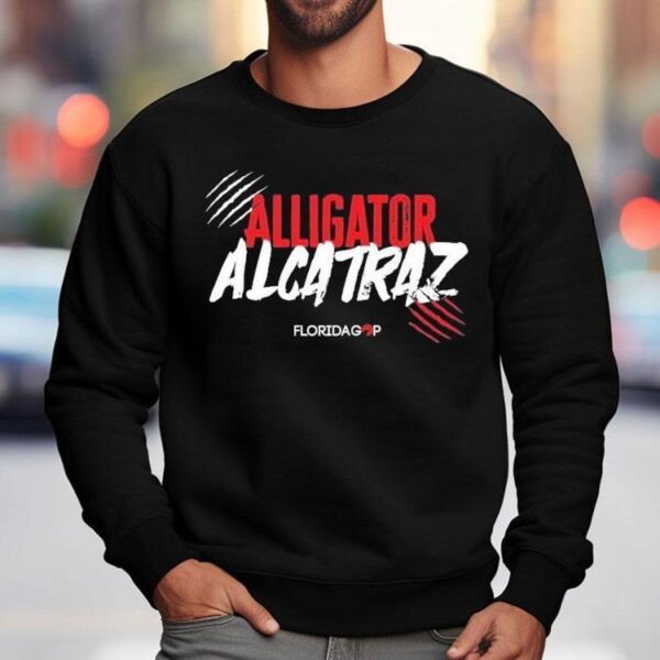 Alligator Alcatraz Florida Gop Scratch Logo Shirt