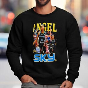 Angel Reese Chicago Sky Basketball Signature Graphic Sweatshirt