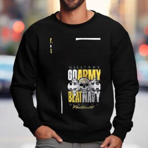 Army Black Knights Skull Beat Football Sweatshirt
