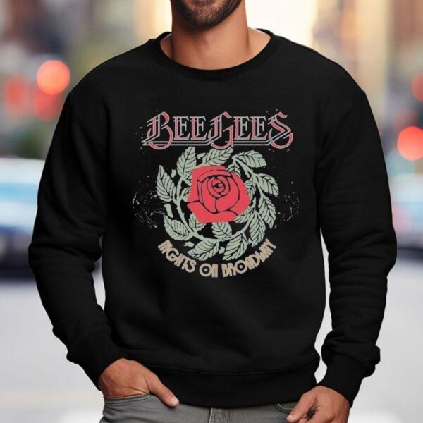 Bee Gees Nights On Broadway Rose Shirt