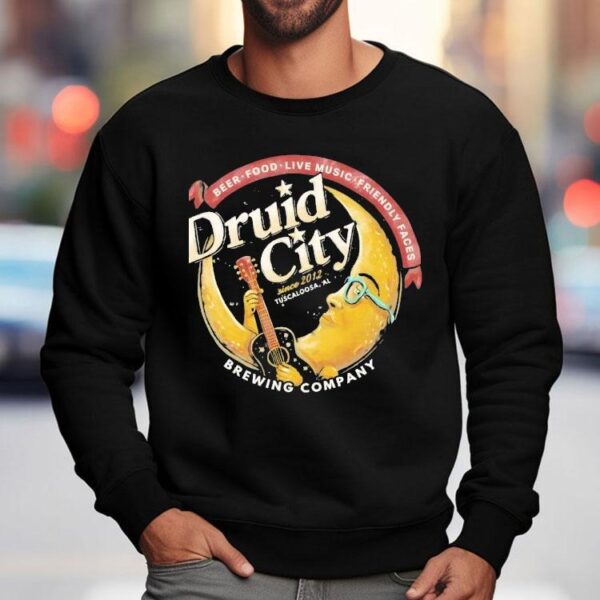 Beer Food Live Music Friendly Facis Druid City Shirt