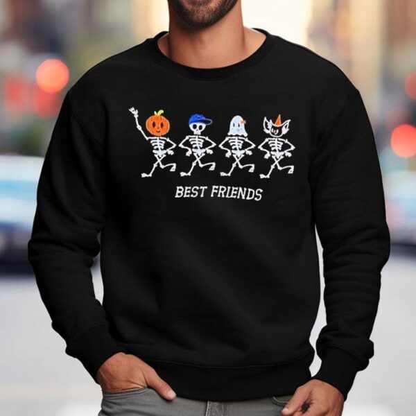 Best Friends Skeletons Halloween Shirt