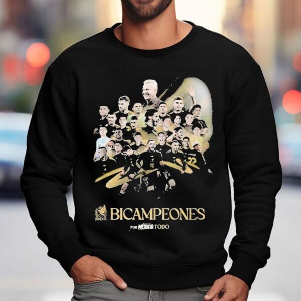 Bicampeones Concacaf Gold Cup Mexico 2025 Champions Shirt