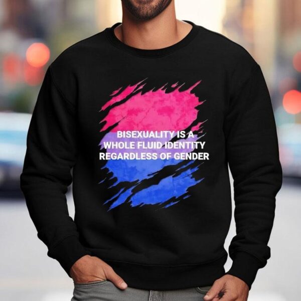 Bisexuality Is A Whole Fluid Identity Regardless Of Gender Shirt