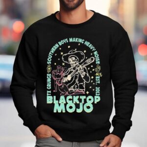 Blacktop Mojo Tx Grunge Southern Boys Making Heavy Noise Skeleton Serenade Est Sweatshirt