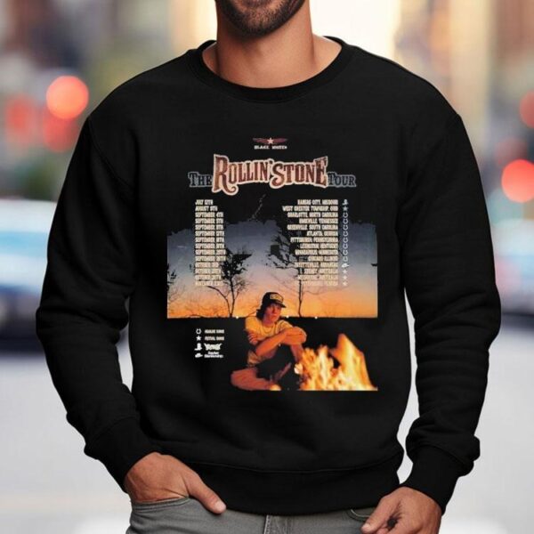 Blake Whiten The Rollin’ Stone Tour 2025 Dates Shirt