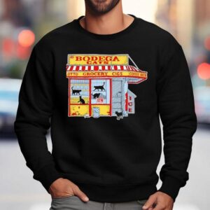 Bodeca Cats Lotto Crocery Cigs Coffee Beer Sweatshirt