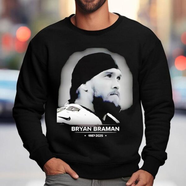 Bryan Braman Philadelphia Eagles 1987 2025 In Memory Shirt