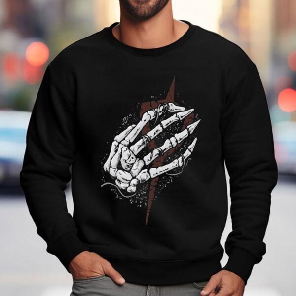 Clayman Heartless Skeleton Hand Shirt