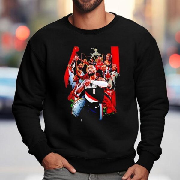 Damian Lillard Watch Portland Trail Blazers Basketball Shirt