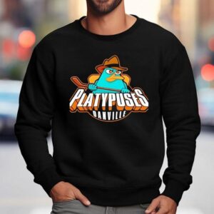 Danville Platypuses Style Anaheim Ducks Hockey Sweatshirt