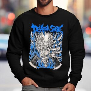 Death Side Flame Axe Sweatshirt