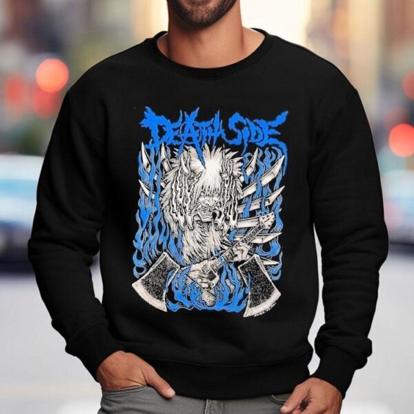 Death Side Flame Axe Shirt