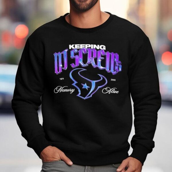 Dj Screw X Houston Texans Keeping Memory Alive 1971 2000 Shirt