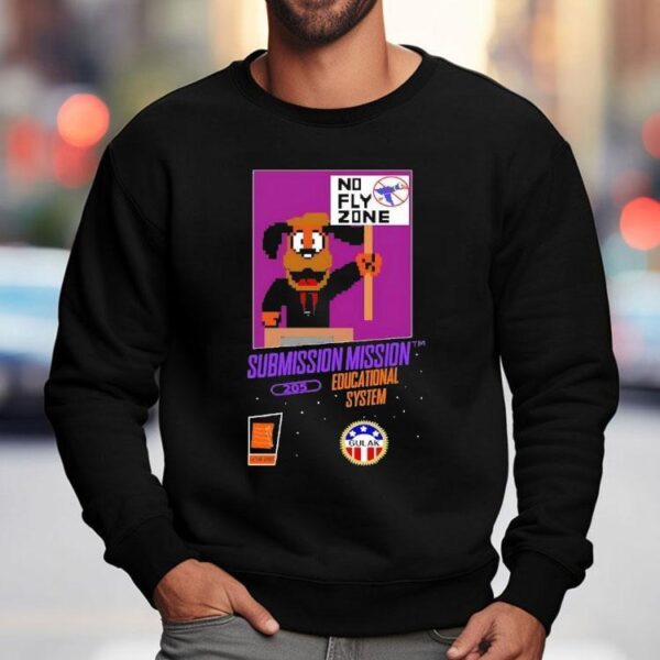 Dog Pixel Submission Mission Educational System Shirt