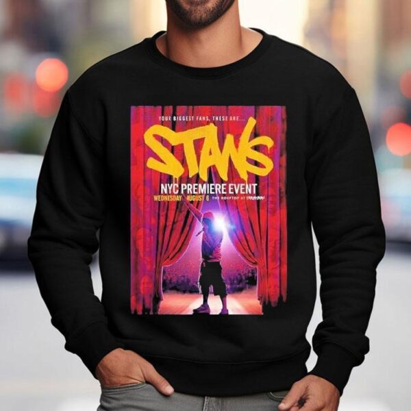 Eminem Stans At Pier 17 In New York Ny On August 6 2025 Premiere Event Hip Hop Theme Shirt