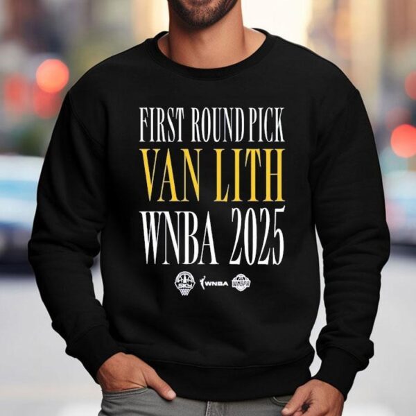 First Round Pick Van Lith Chicago Sky Wnba 2025 Shirt