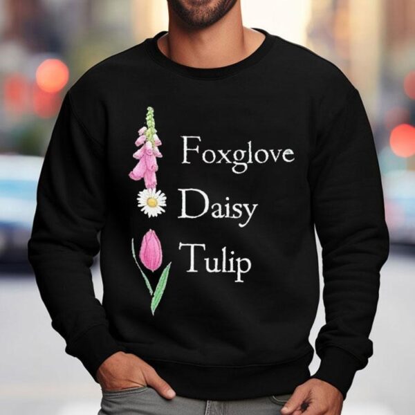 Floral Fdt Foxglove Daisy Tulip Shirt