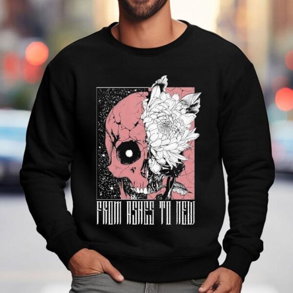 From Ashes To New Deadbloom Skull Shirt
