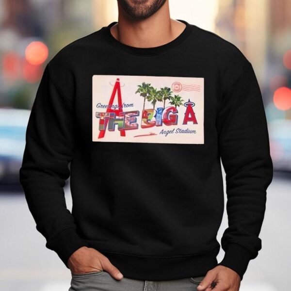 Greeting From The Big A 2025 Angels Giveaway Shirt