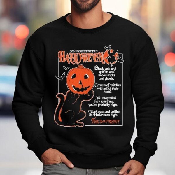 Halloween Black Cats And Goblins Shirt