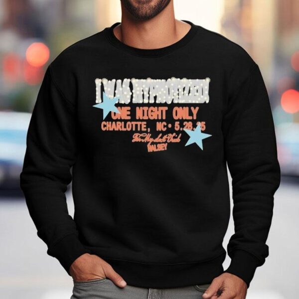 Halsey I Was Hypnotized One Night Only Charlotte Nc 2025 My Last Trick Shirt