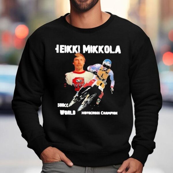 Heikki Mikkola 500cc World Motocross Champion Shirt