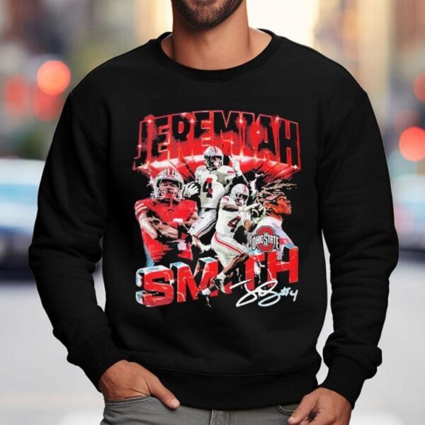 Jeremiah Smith Ohio State Buckeyes Pepper #4 Signature Shirt