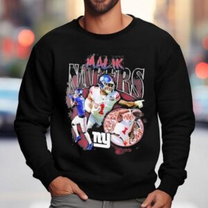 Malik Nabers New York Giants Notorious Player Sweatshirt