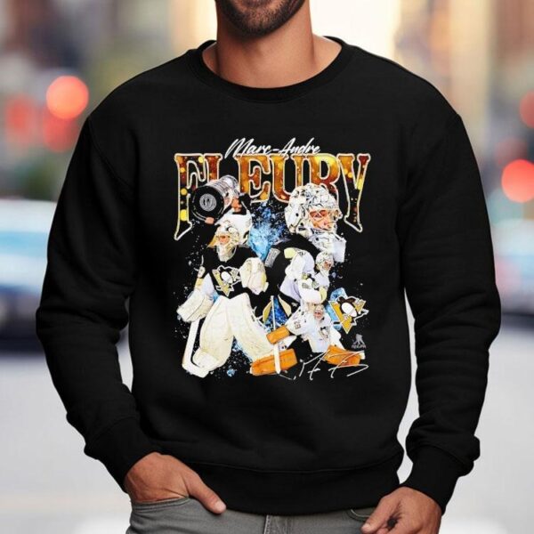 Marc-andre Fleury Pittsburgh Penguins Hockey Signature Shirt