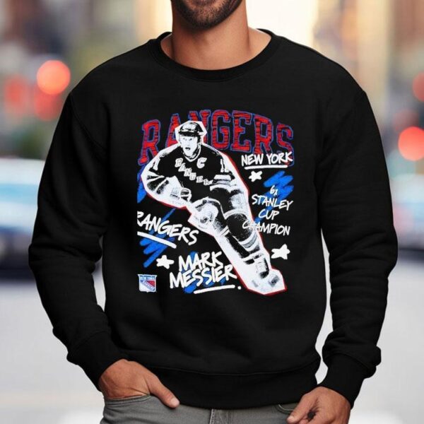 Mark Messier New York Rangers Hockey 6x Stanley Cup Champion Shirt