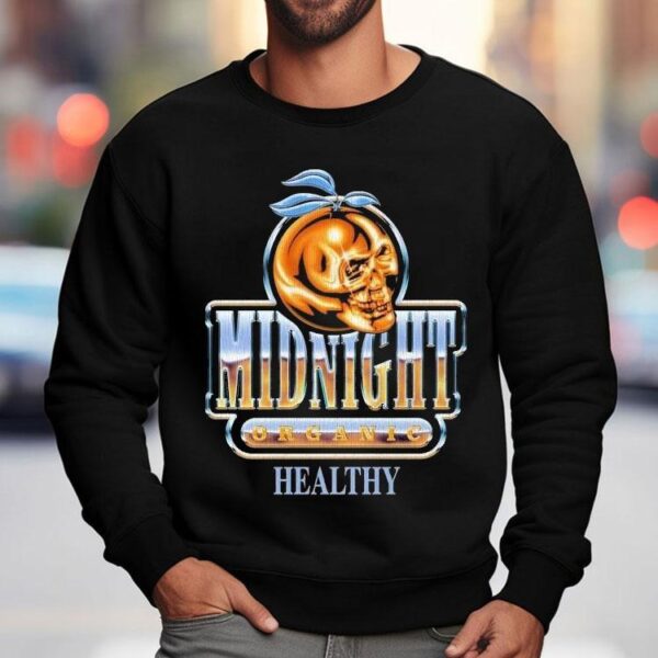 Midnight Organic Chrome Badge Healthy Shirt
