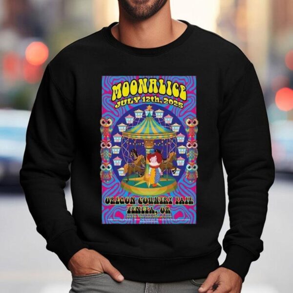 Moonalice July 12 2025 Oregon Country Fair, Veneta Live Shirt