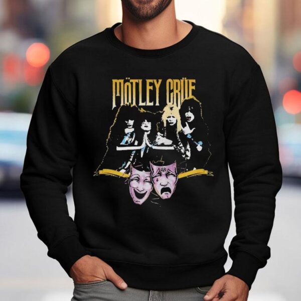 Motley Crue Theatre Of Pain Album 40th Anniversary Books Mask 2025 Shirt