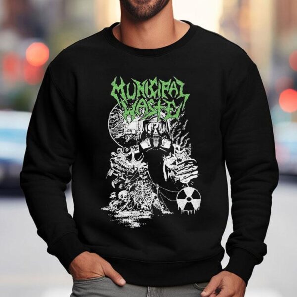 Municipal Waste Biotech Gasmask Shirt