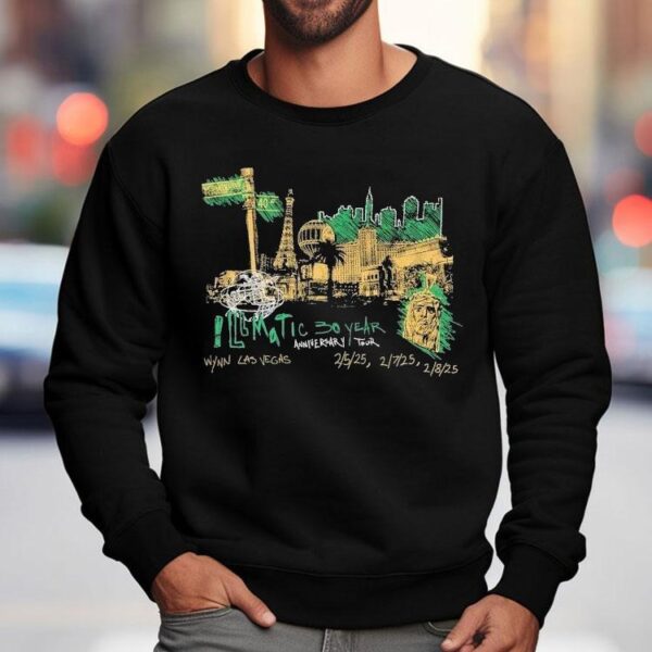 Nasir Jones Vegas Skyline Illmatic 30 Year Anniversary Tour 2025 Shirt