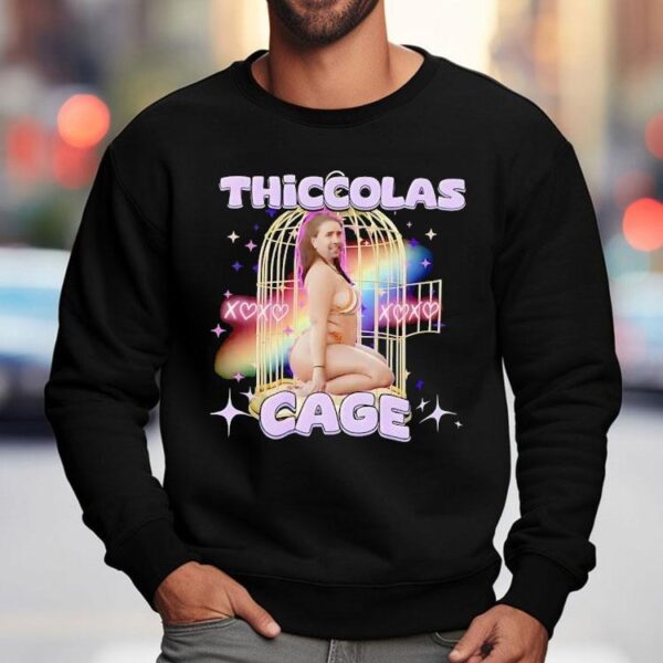 Nicolas Cage Thiccolas Cage Meme Shirt