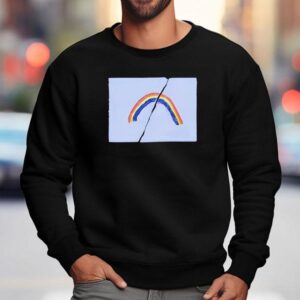 Not Gonna Lie With Kylie Kelce Broken Rainbow Sweatshirt