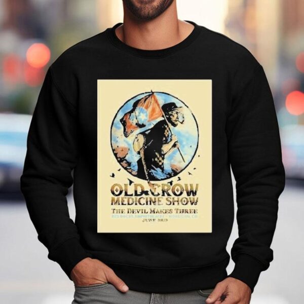 Old Crow Medicine Show The Devil Makes Three Red Rocks Amphitheatre Morrison Co Shirt