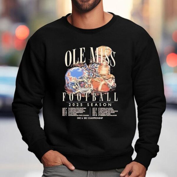 Ole Miss Football 2025 Season Shirt