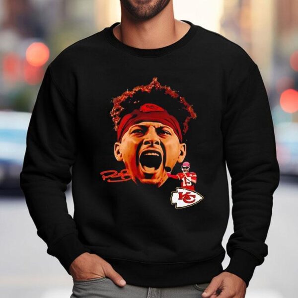 Patrick Mahomes Bigface Kansas City Chiefs Football Signature Shirt
