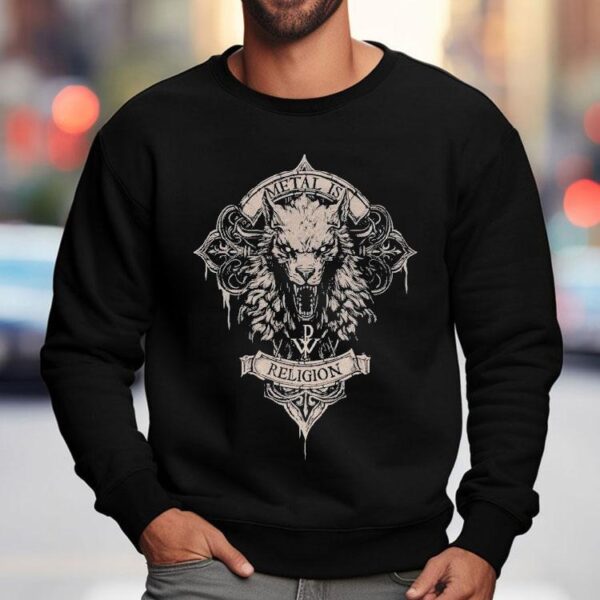Powerwolf Metal Is Religion Wolfhead Shirt