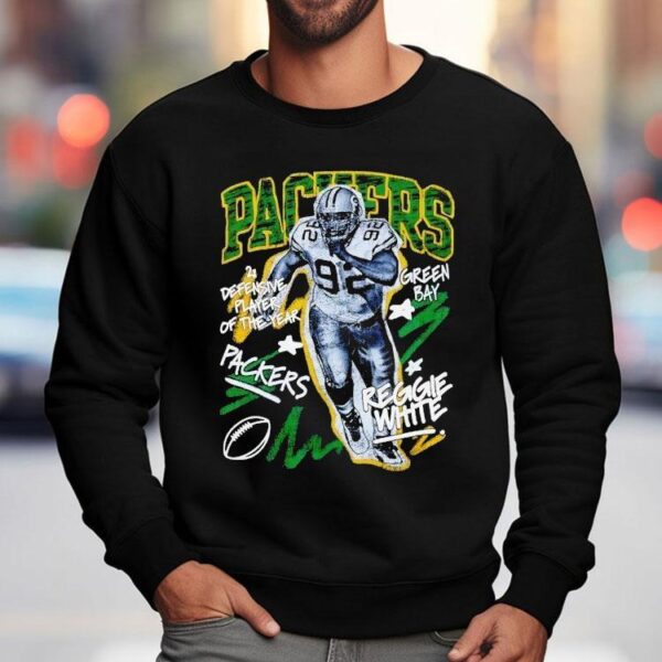Reggie White Green Bay Packers Football 2x Defensive Player Of The Year Shirt