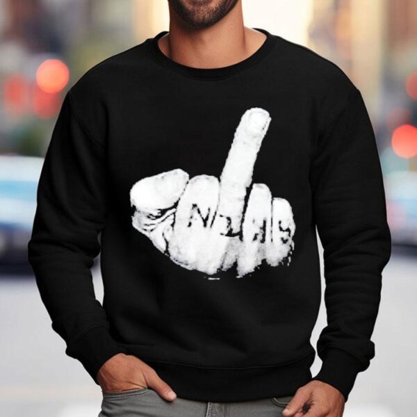 Ritchie Bruiser Support To Fight Cancer Middle Finger Shirt
